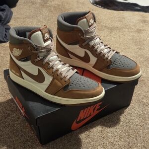 Men's Air Jordan 1 Element GORE-TEX Legend Sand/Coffee Medium Olive 11.5 NEW